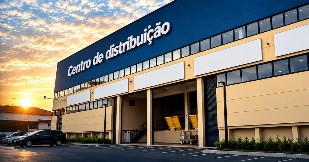 Fachada do centro de distribuição Polyser em Americana, São Paulo.